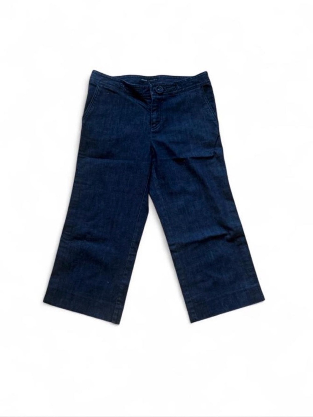 Marc Jacobs MJ Y2K Dark Wash Cropped Wide Leg Jeans Size 2